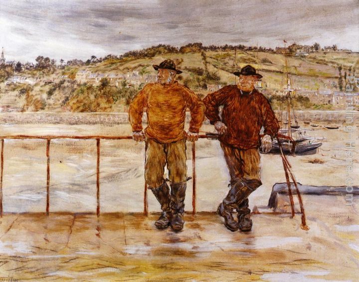 Jean Francois Raffaelli Fishermen at Jersey